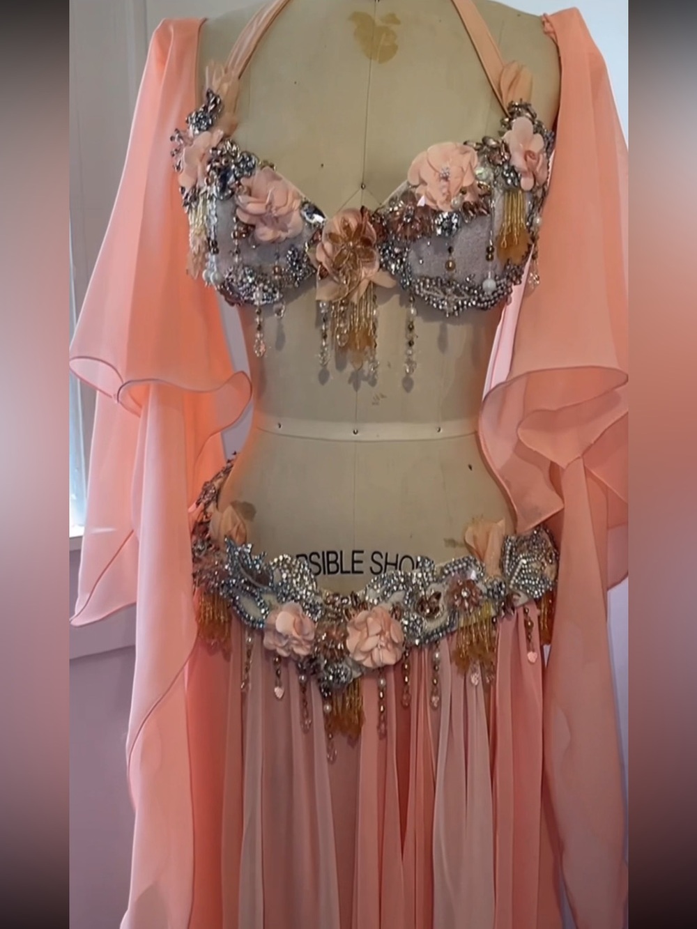 Venus and Flowers Bellydance Costume